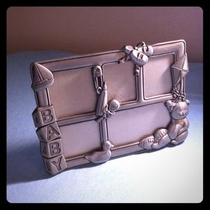 Pewter Baby Photo Frame